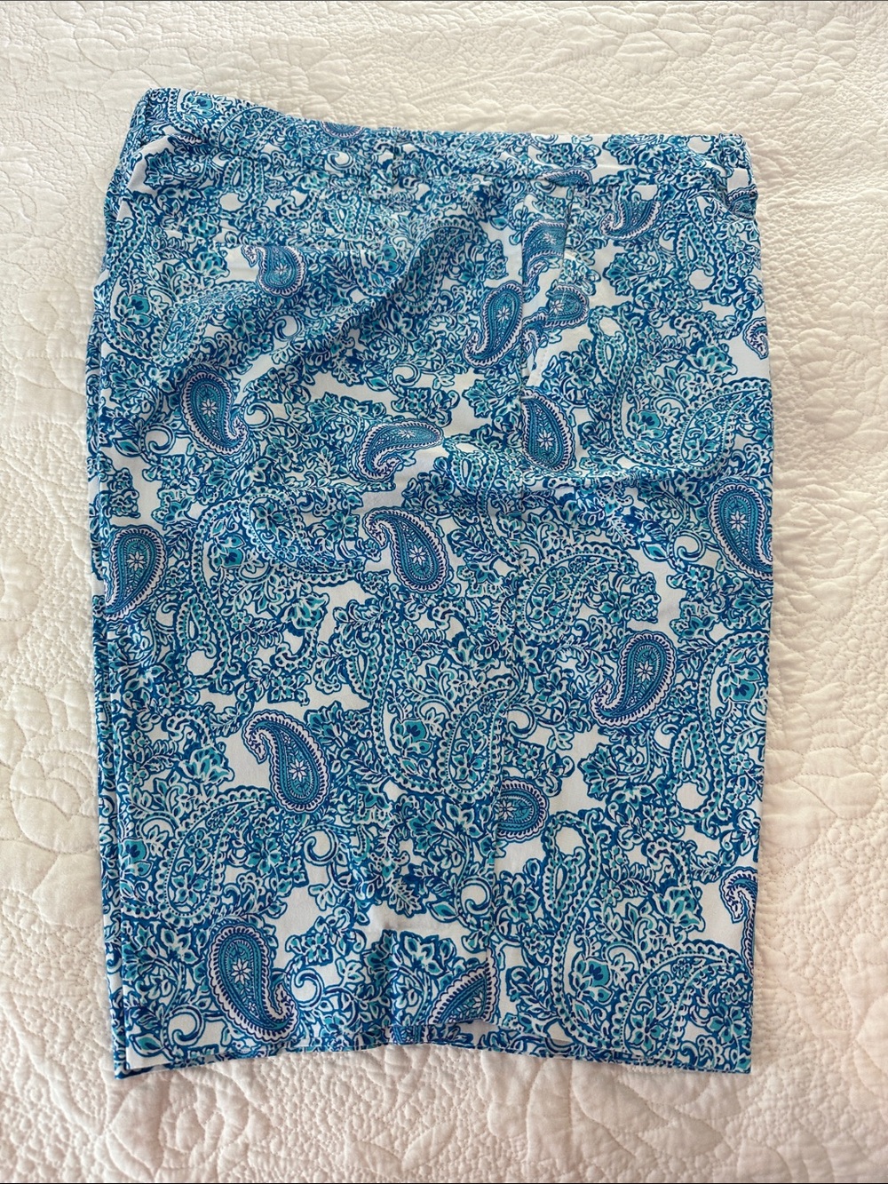 Talbots Women’s Blue Paisley Shorts